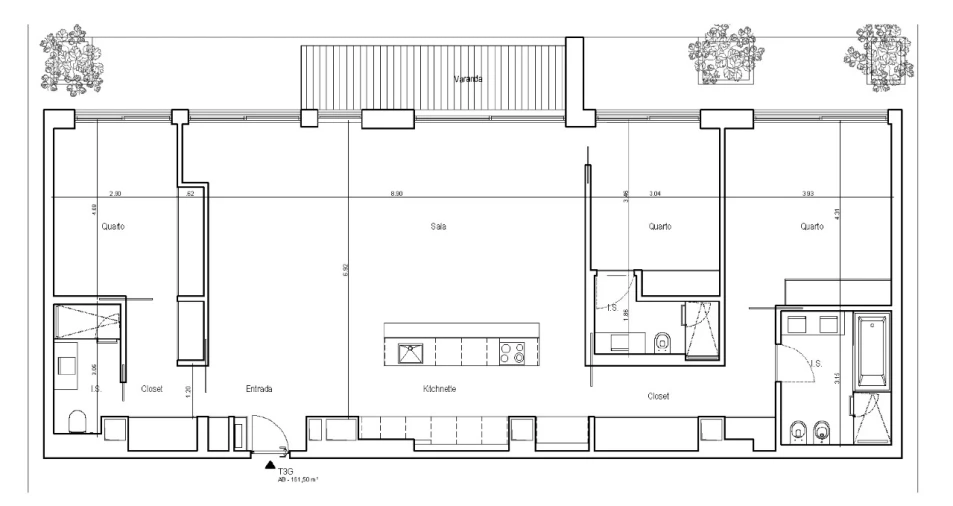 Apartamento T3 para Venda em Parque das Nações Planta 1