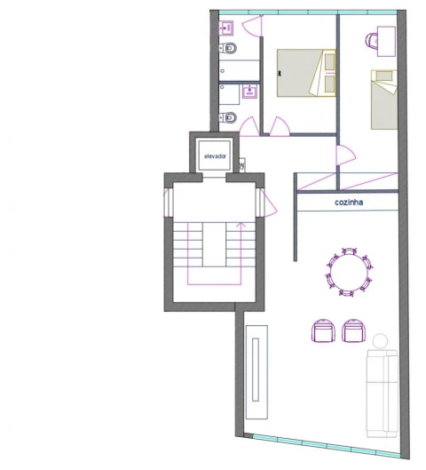 Apartamento T2 para Venda em Perafita, Lavra e Santa Cruz do Bispo
