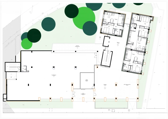 Apartamento T1 para Venda em Azurem Planta 4