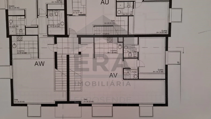 Apartamento T4 para Venda em Esposende, Marinhas e Gandra Planta 1