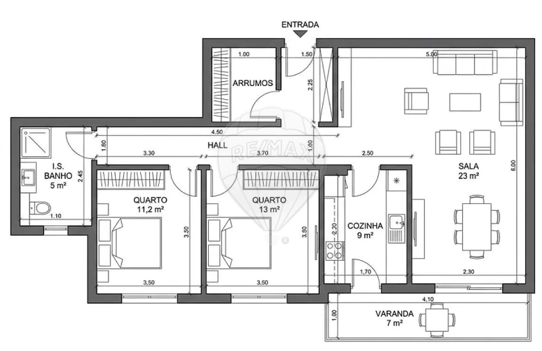 Apartamento T2 para Venda em Santa Marinha e São Pedro da Afurada Foto 30