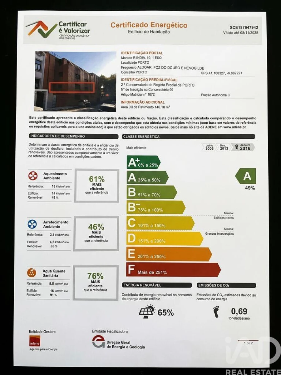 Apartamento T3 para Venda em Aldoar, Foz do Douro e Nevogilde Foto 22