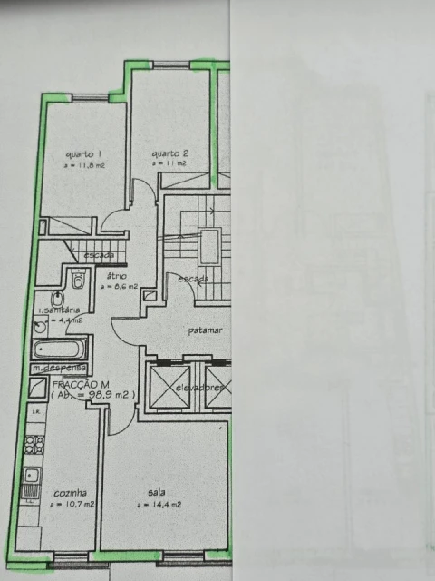 Apartamento T3 para Venda em Penha de França