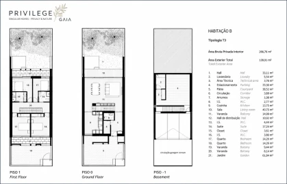 Moradia T3 para Venda em Arcozelo
