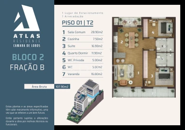 Apartamento T2 para Venda em Camara de Lobos