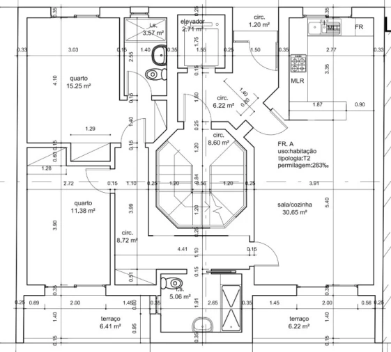 Apartamento T2 para Venda em Altura Planta 1