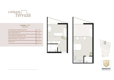Apartamento T2 para Venda em São Mamede de Infesta e Senhora da Hora