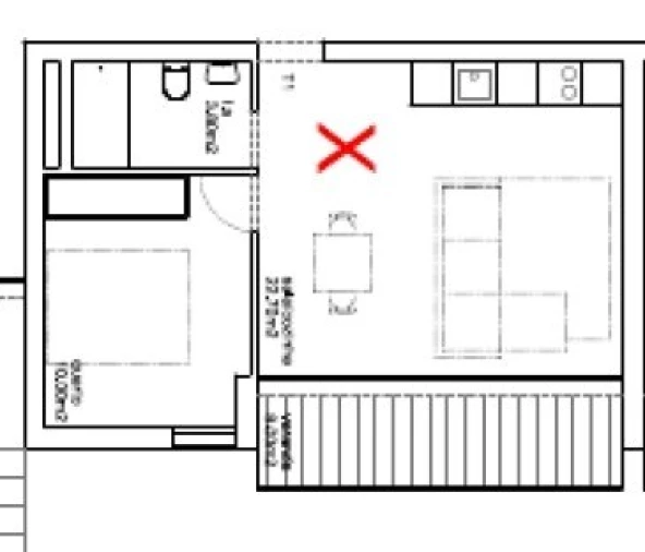 Apartamento T1 para Venda em Rio Tinto Planta 1