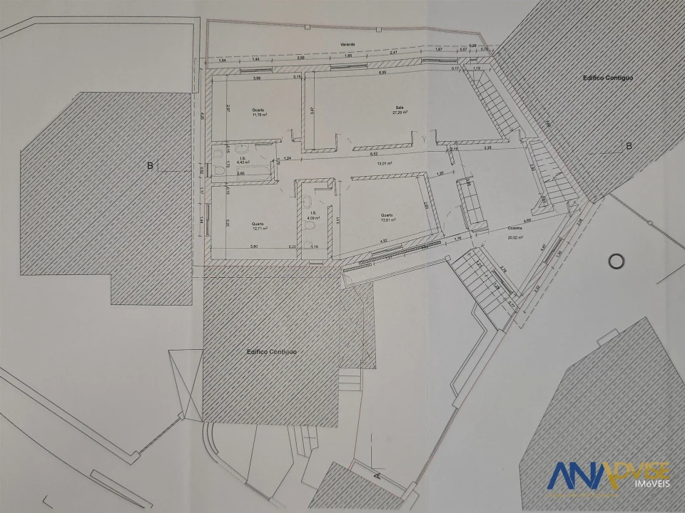 Moradia T3 para Venda em Fragosela Planta 2