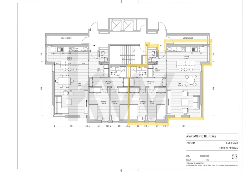 Apartamento T2 para Arrendamento em Lumiar Foto 34