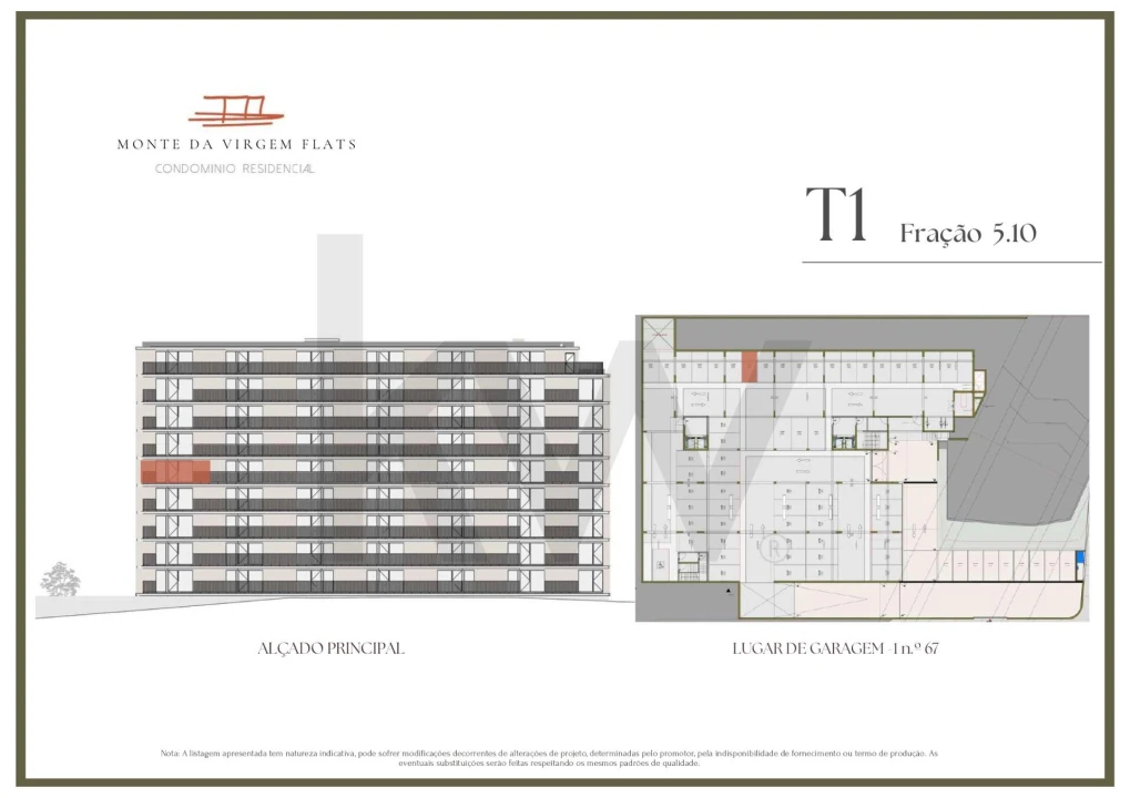 Apartamento T1 para Venda em Vilar de Andorinho Planta 2