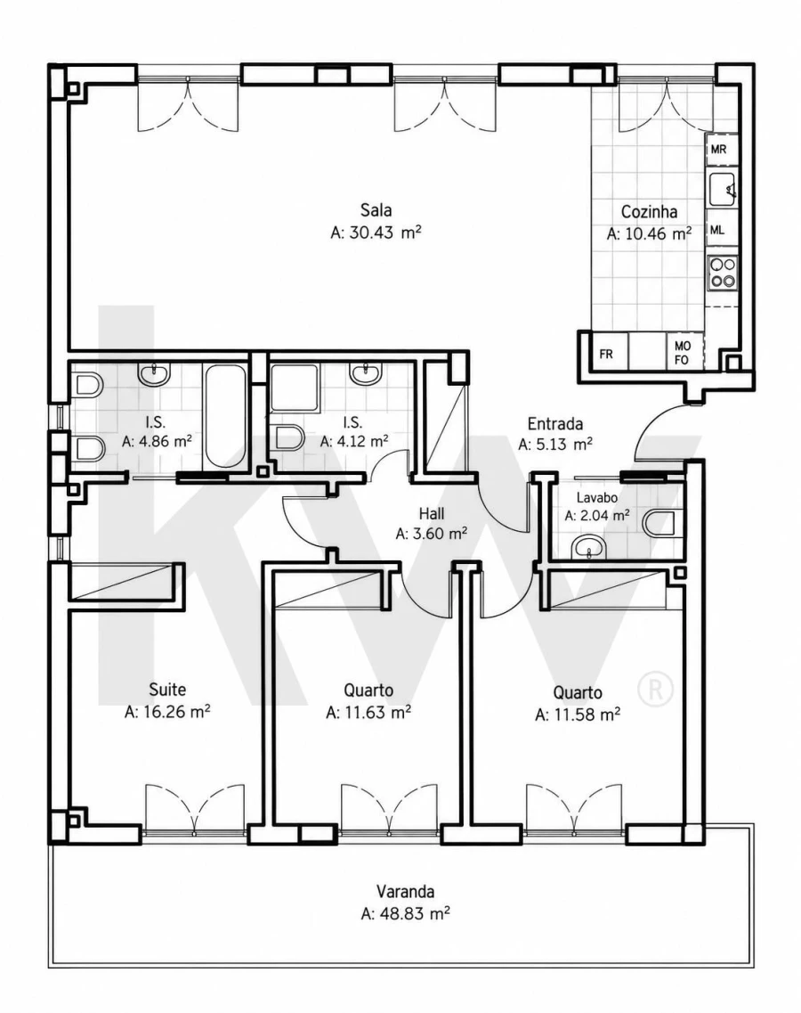 Apartamento T3 para Venda em Santo António dos Cavaleiros e Frielas Foto 21