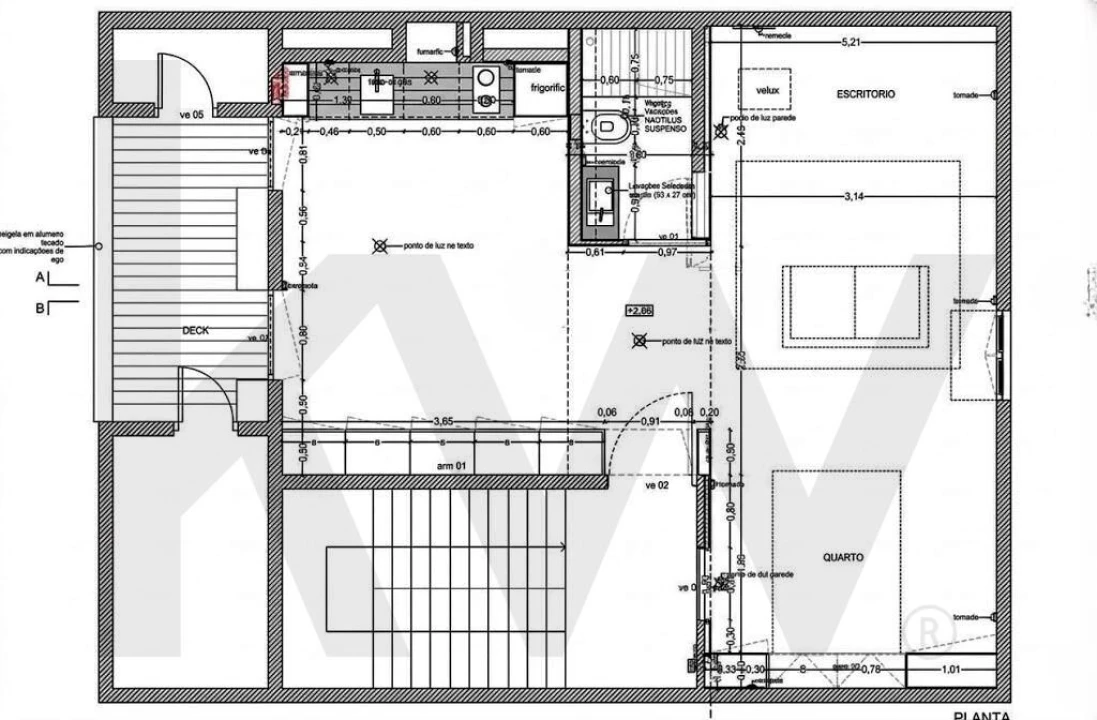 Apartamento T1 para Venda em Avenidas Novas Foto 29