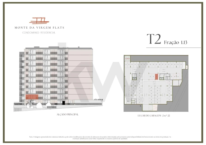 Apartamento T2 para Venda em Vilar de Andorinho Planta 2