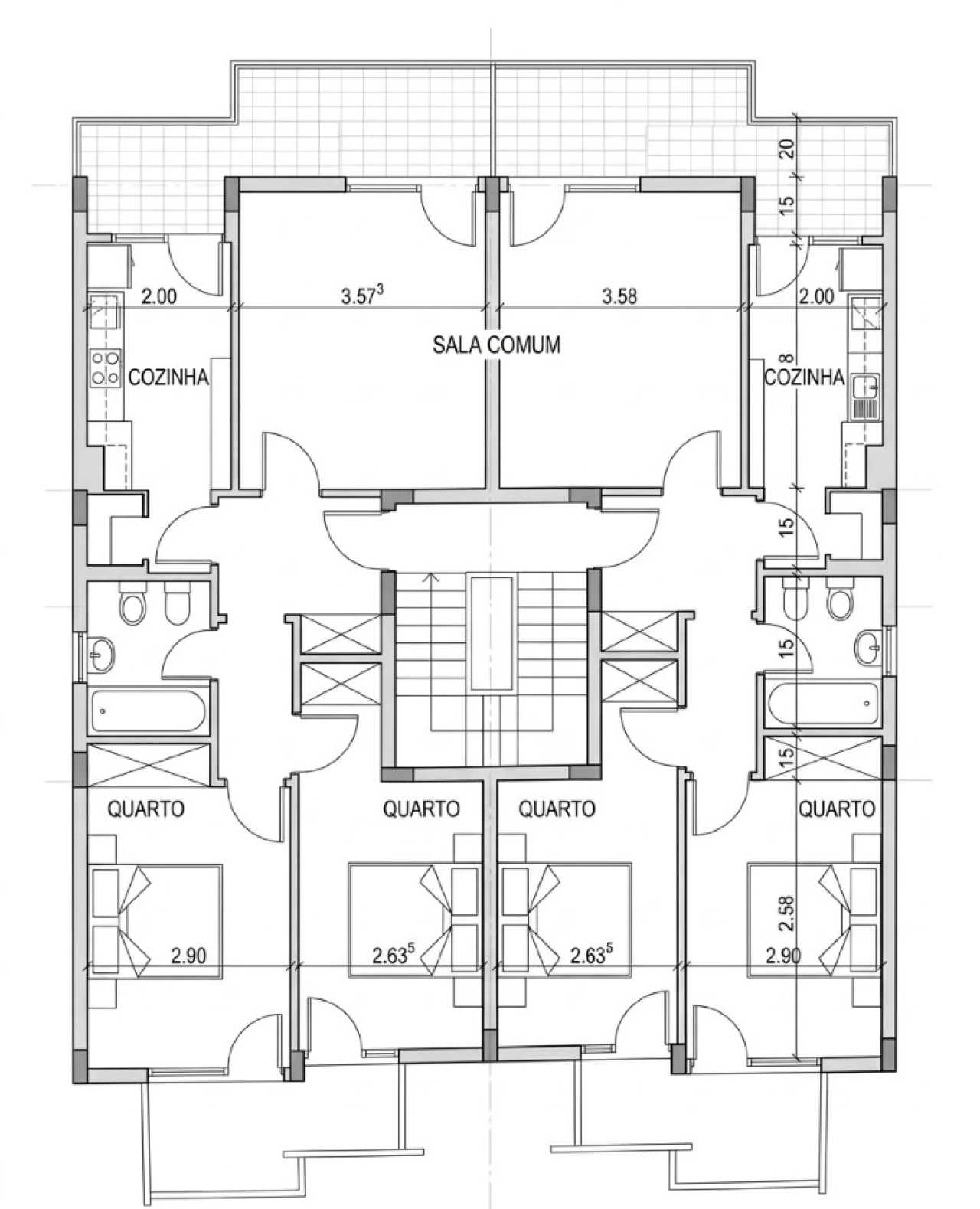 Apartamento T2 para Venda em Oeiras e São Julião da Barra, Paço de Arcos e Caxias Planta 2
