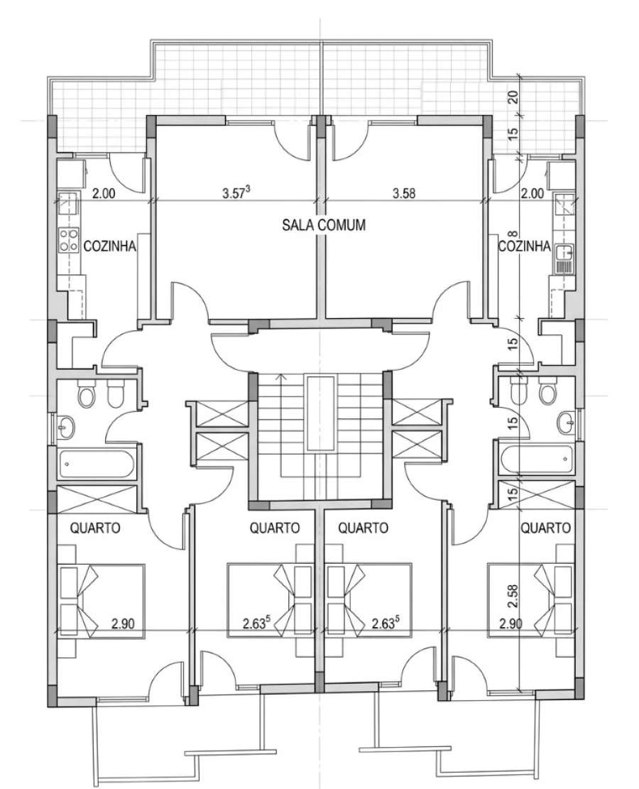 Apartamento T2 para Venda em Oeiras e São Julião da Barra, Paço de Arcos e Caxias Planta 2