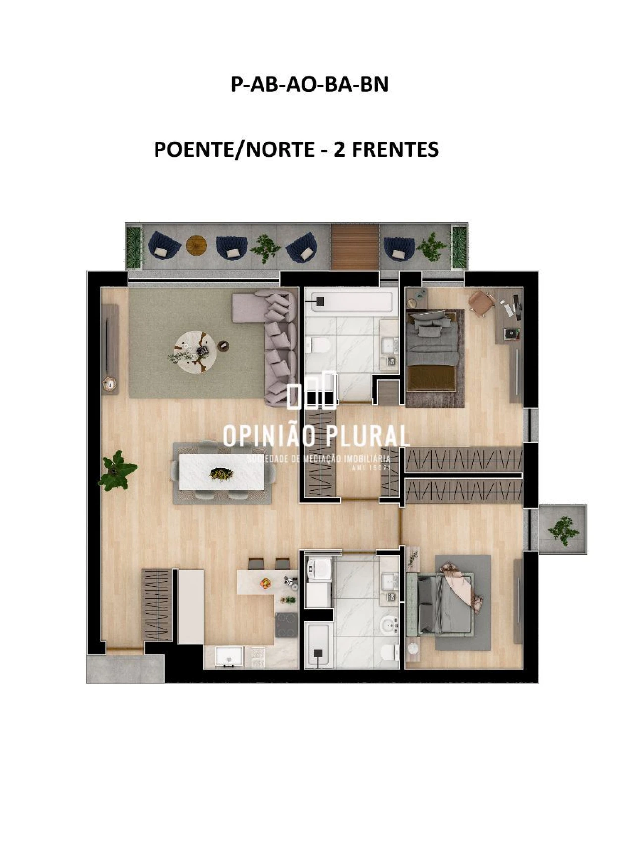 Apartamento T2 para Venda em Avintes Foto 17