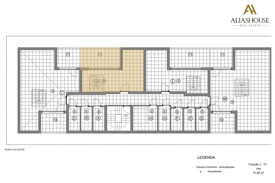 Apartamento T2 para Venda em Atouguia da Baleia Planta 3