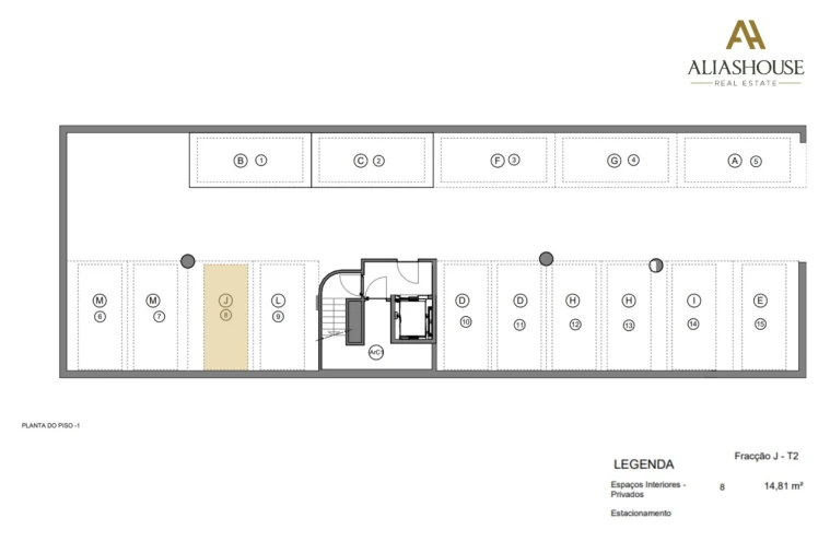 Apartamento T2 para Venda em Atouguia da Baleia Planta 2