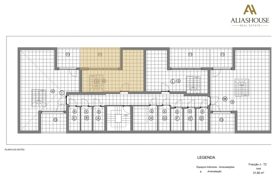 Apartamento T2 para Venda em Atouguia da Baleia Planta 3