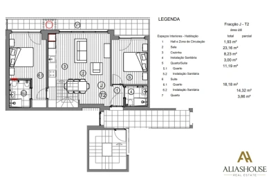 Apartamento T2 para Venda em Atouguia da Baleia