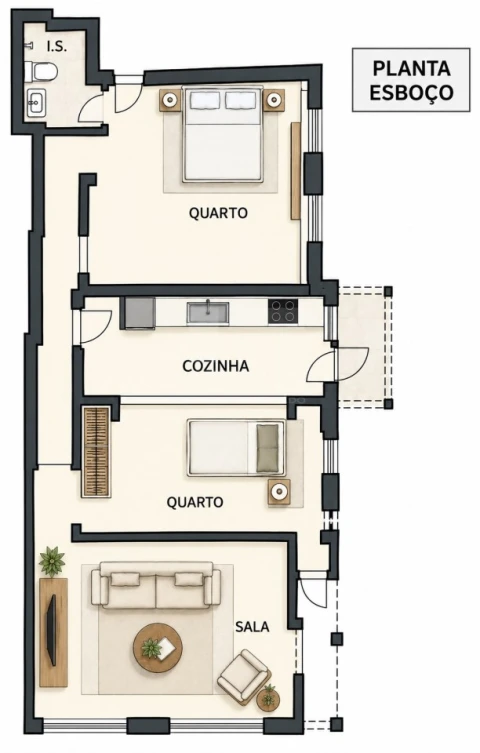 Apartamento T2 para Venda em Cacém e São Marcos