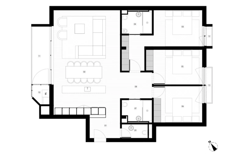 Apartamento T3 para Venda em Almancil Planta 1