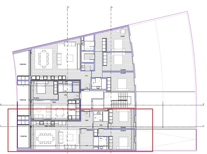 Apartamento T2 para Venda em Cidade da Maia Planta 1