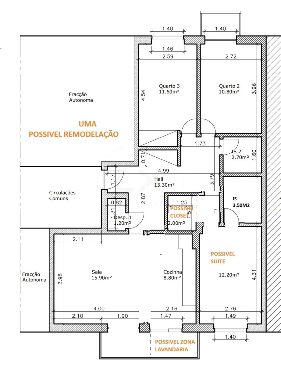 Apartamento T3 para Venda em Agualva e Mira-Sintra Foto 21
