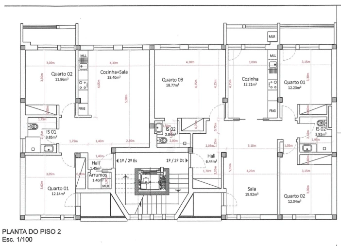 Apartamento T3 para Venda em Marvila, Ribeira Santarém, São Salvador, São Nicolau Planta 1