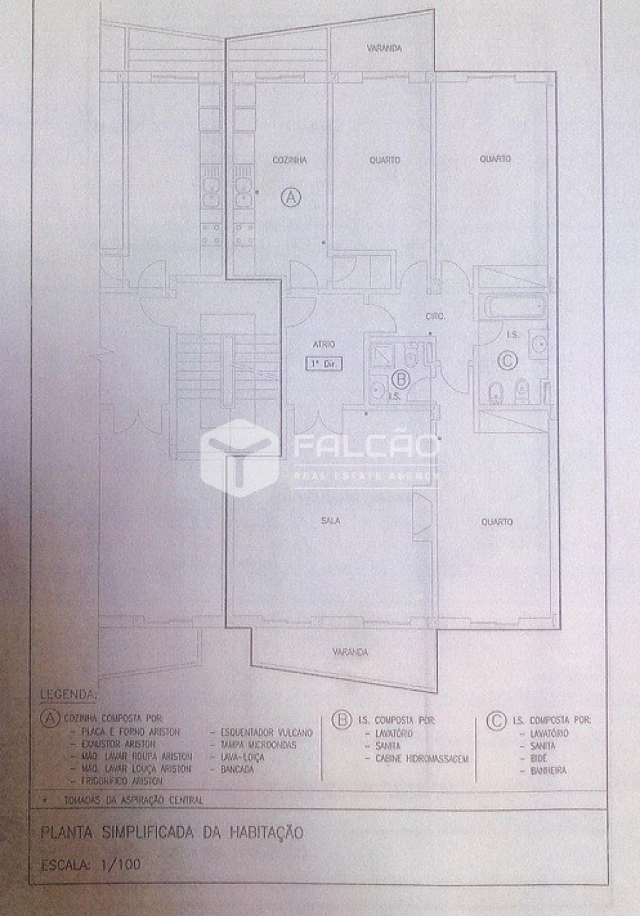 Apartamento T3 para Venda em Marvila, Ribeira Santarém, São Salvador, São Nicolau Planta 1