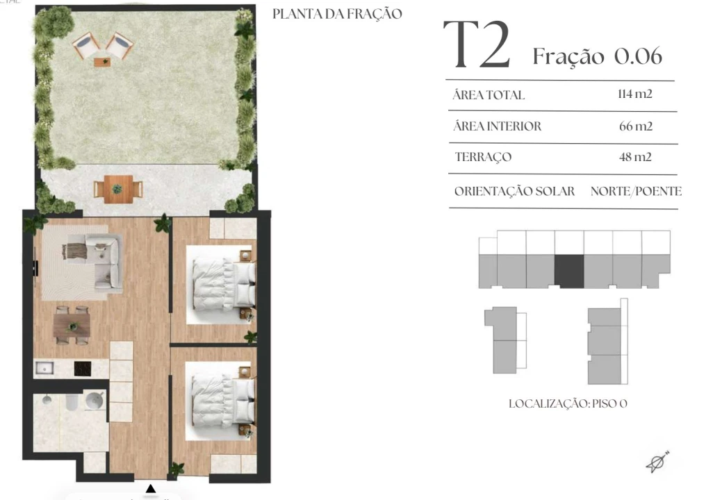 Apartamento T2 para Venda em Mafamude e Vilar do Paraíso Foto 1