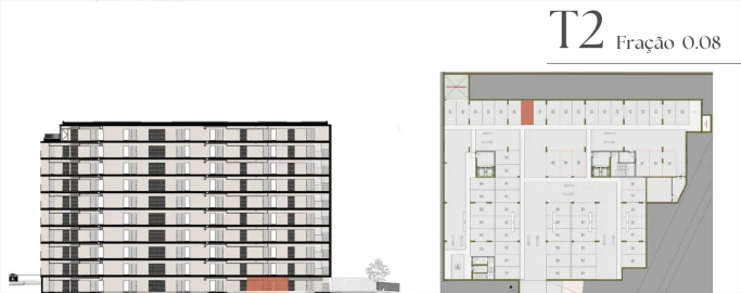 Apartamento T2 para Venda em Mafamude e Vilar do Paraíso