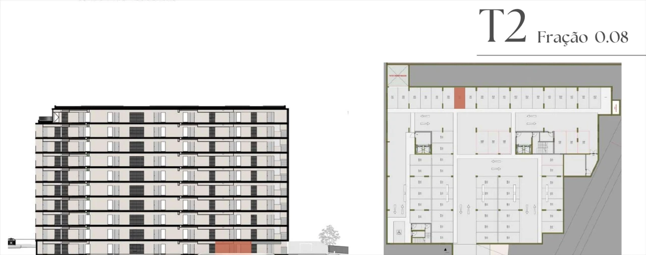 Apartamento T2 para Venda em Mafamude e Vilar do Paraíso Foto 12