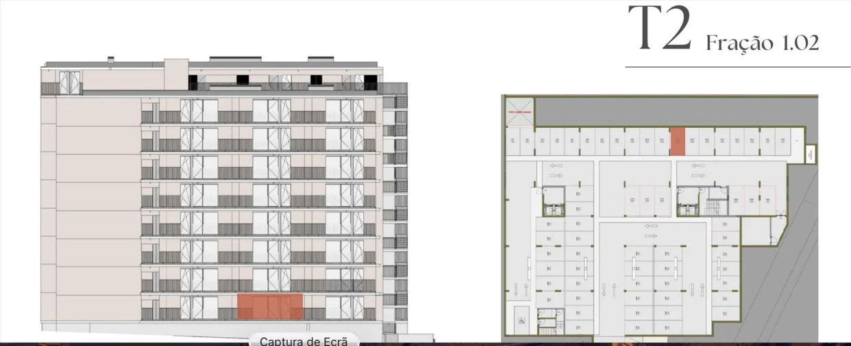 Apartamento T2 para Venda em Mafamude e Vilar do Paraíso Foto 12