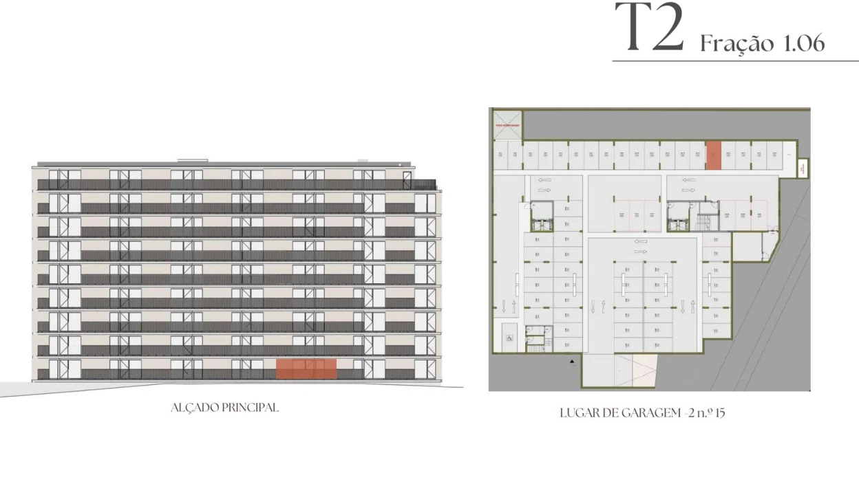 Apartamento T2 para Venda em Mafamude e Vilar do Paraíso Foto 7
