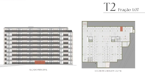 Apartamento T2 para Venda em Mafamude e Vilar do Paraíso