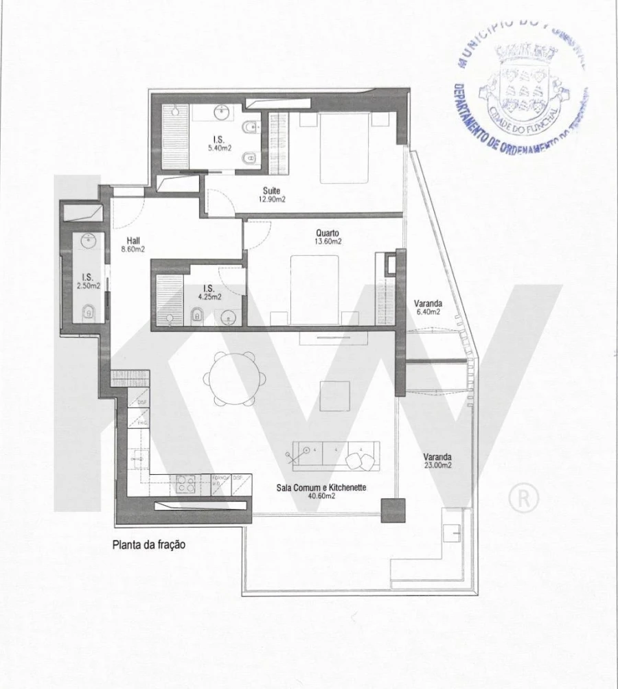 Apartamento T2 para Venda em São Martinho Foto 43