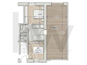 Apartamento T1 para Venda em Alvalade