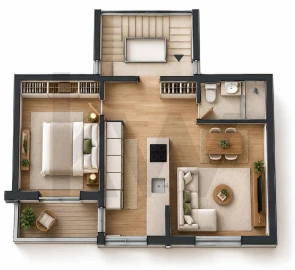 Apartamento T1 para Venda em Amora