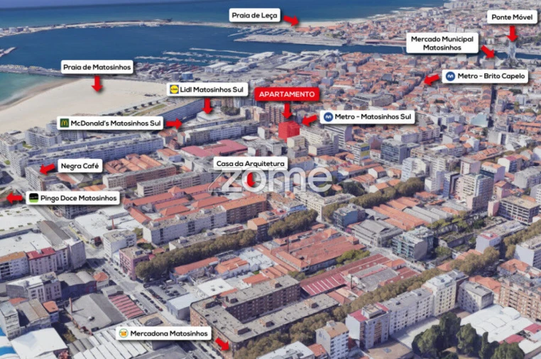 Apartamento T2 para Arrendamento em Matosinhos e Leça da Palmeira Foto 21