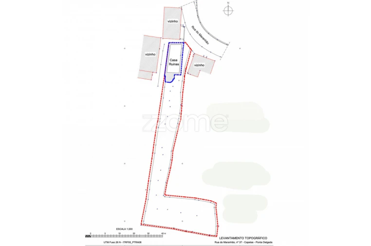 Moradia T1 para Venda em Capelas Planta 1