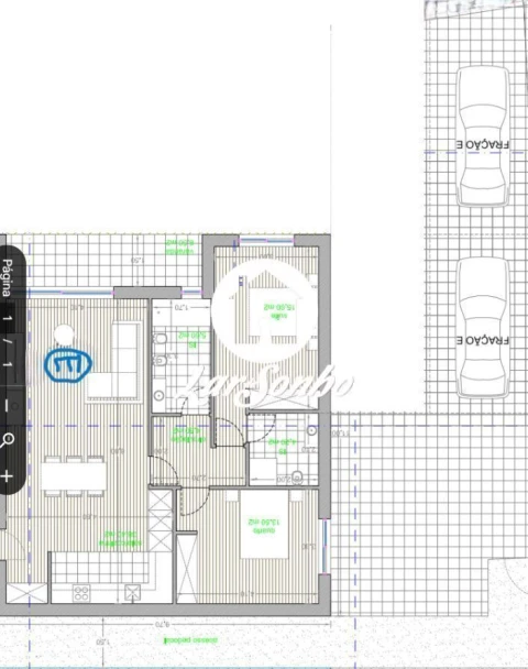 Apartamento T2 para Venda em Manhente