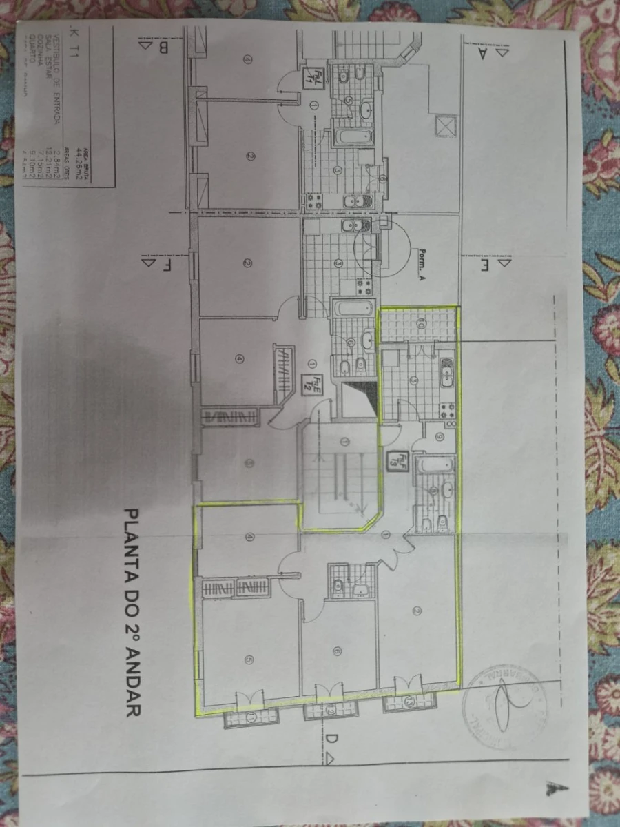 Apartamento T3 para Venda em Bombarral e Vale Covo Planta 1