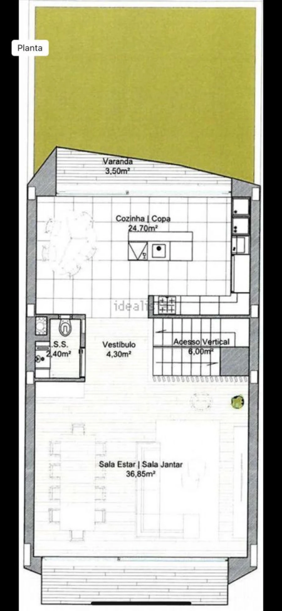 Moradia T3 para Venda em Ermesinde Planta 2