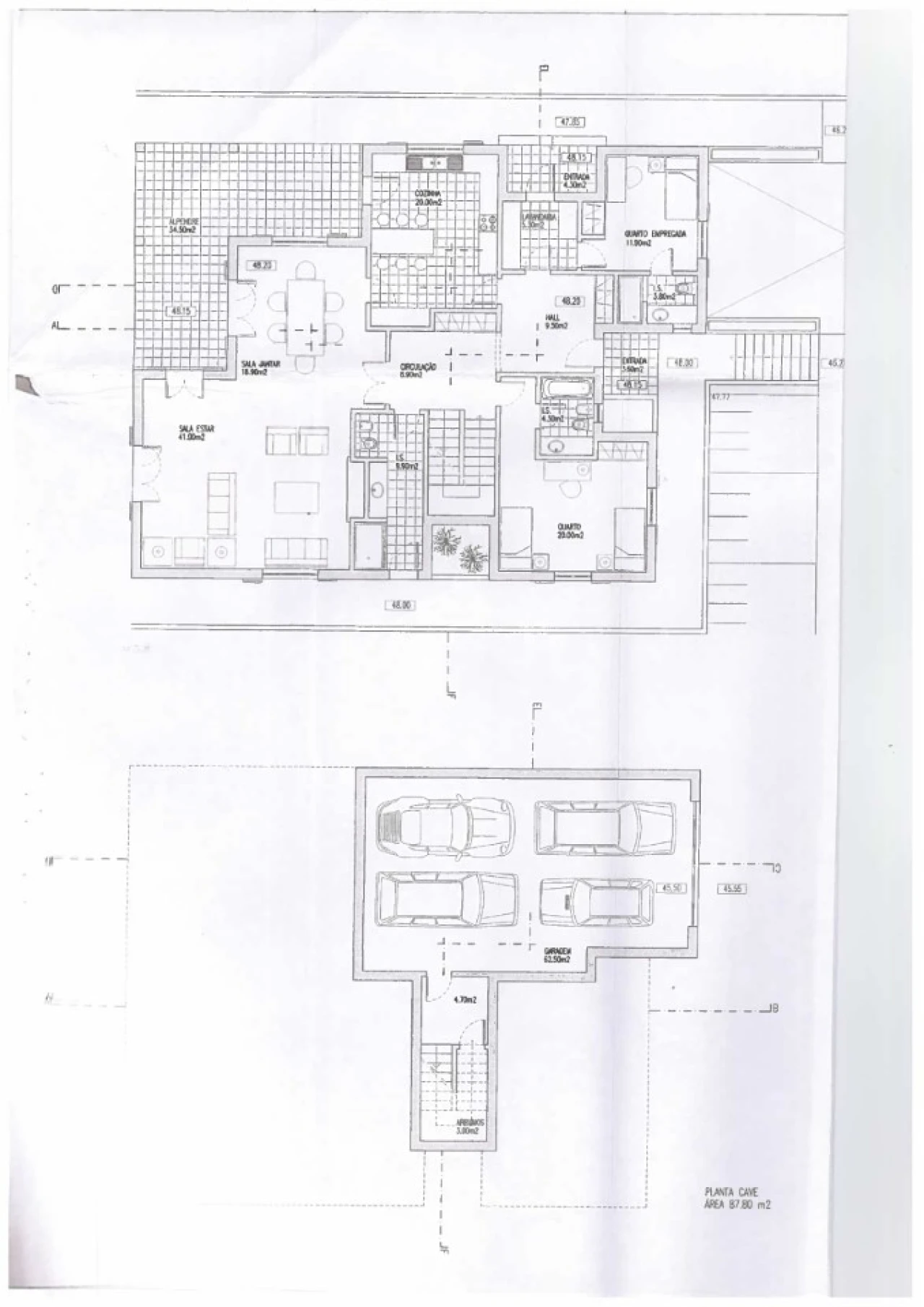 Moradia T5 para Venda em Almancil Planta 4