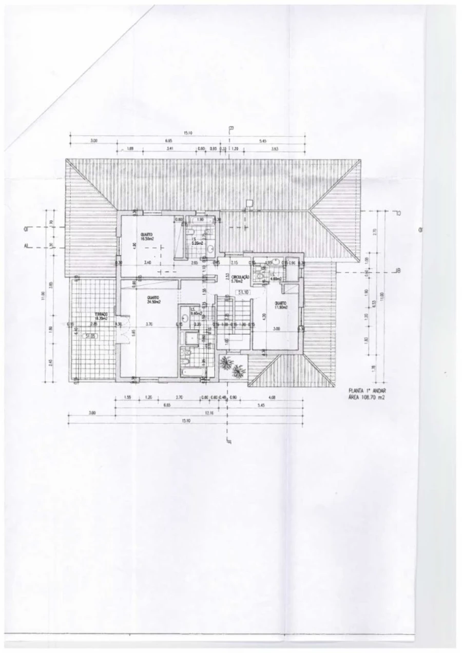 Moradia T5 para Venda em Almancil Planta 3