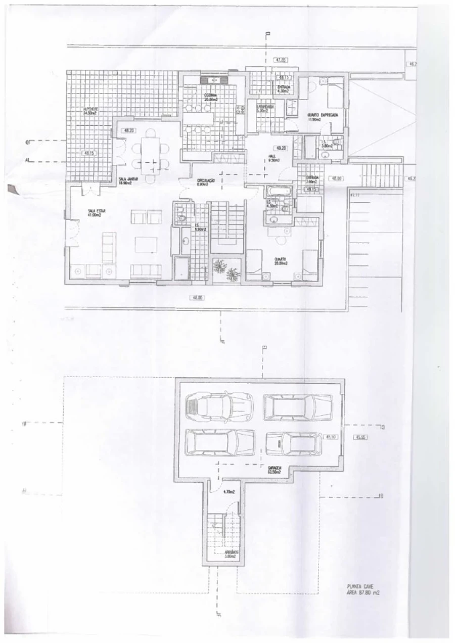 Moradia T5 para Venda em Almancil Planta 4