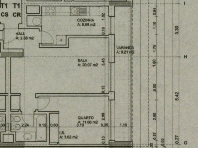 Apartamento T1 para Venda em Parque das Nações Planta 1