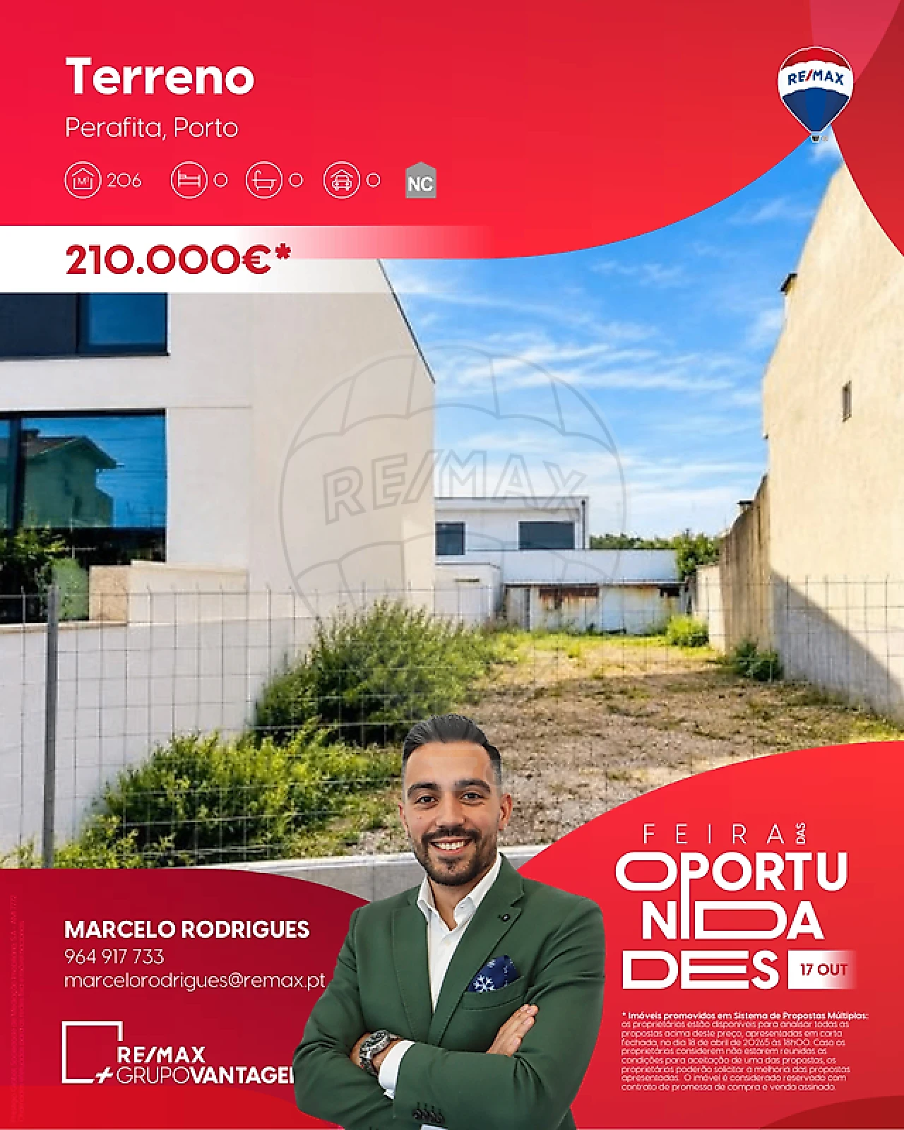 Terreno para Venda em Perafita, Lavra e Santa Cruz do Bispo Foto 5